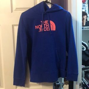 The Northface blue hoodie